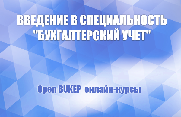 Введение в специальность Бухгалтерский учет 112