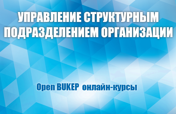 Управление структурным подразделением организации 75