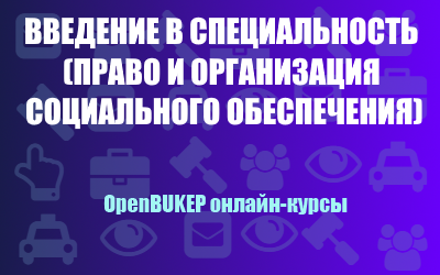 Введение в специальность (Право и организация социального обеспечения) 87